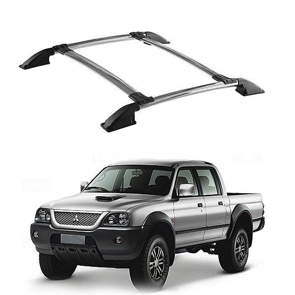 Bagageiro L200 SPORT/OUTDOOR 2004 A 2009 Cromado Cab Dupla