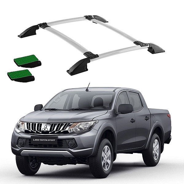 Bagageiro TRITON 2007 2008 2009 2010 a 16 Prata CD Colado