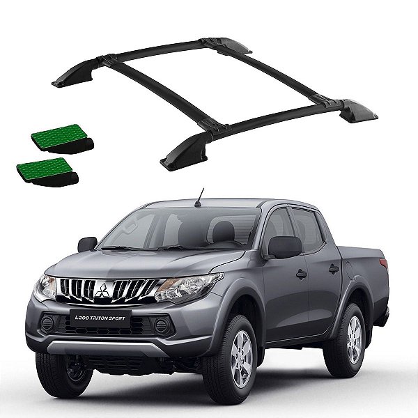Bagageiro TRITON 2007 a 2016 Preto Cabine Dupla Colado