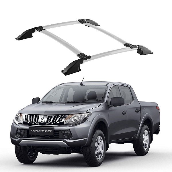 Bagageiro TRITON 2007 a 2016 Prata Cabine Dupla