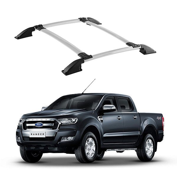 Bagageiro Ranger 2013 a 2017 2018 2019 2020 Dupla Prata