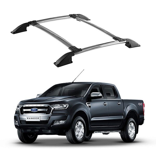 Bagageiro Ranger 2013 2014 2015 a 2019 Cabine Dupla Cromado