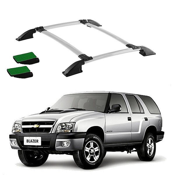 Bagageiro Blazer Prata Colado Chevrolet
