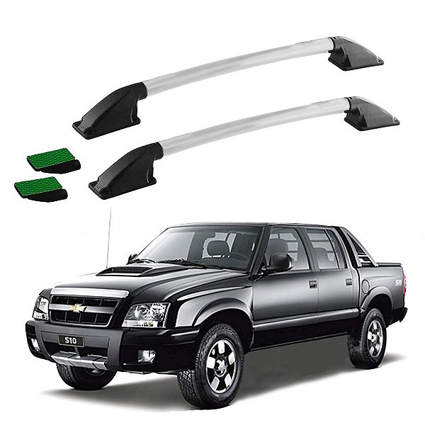 Longarina S10 1995 1996 1997 a 2011 Prata Cab Dupla Colada