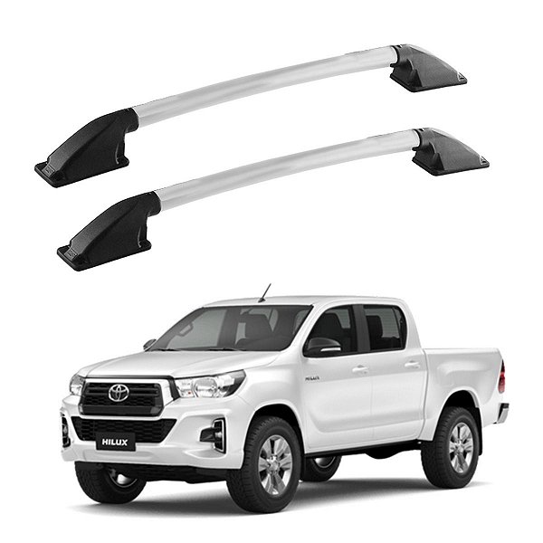 Longarina Hilux 2016 2017 2018 2019 2020 Prata Cabine Dupla