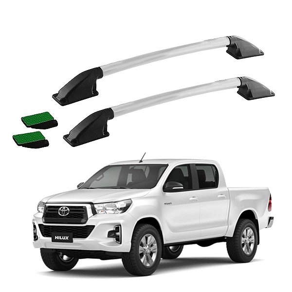 Longarina Hilux 2005 a 2015 Prata Cabine Dupla Colada