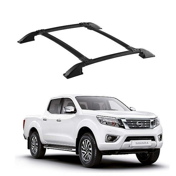 Bagageiro FRONTIER SEL 2008 a 2016 Preto Cabine Dupla