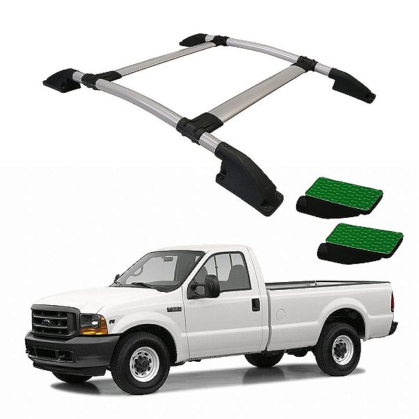 Rack De Teto F-250 1998 a 2001 2002 2003 2004 2005 Prata