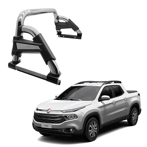 Santo Antônio Fiat Toro 2016 2017 2018 2019 2020 Cromado Max