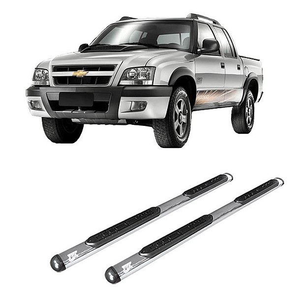 Estribo S10 1996 a 2006 2007 2008 2009 2010 2011 CD Cromado
