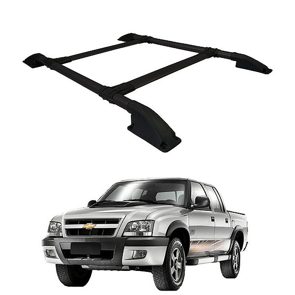 Rack De Teto S10 1996 a 2007 2008 2009 2010 2011 CD Preto