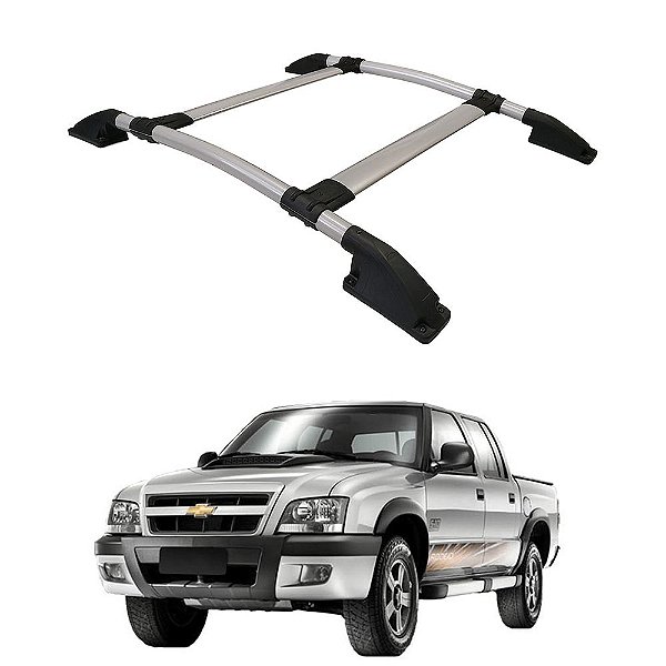 Rack De Teto S10 1996 a 2007 2008 2009 2010 2011 CD Prata