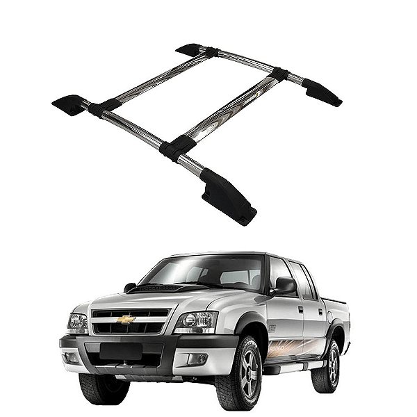 Rack De Teto S10 1996 a 2007 2008 2009 2010 2011 CD Cromado
