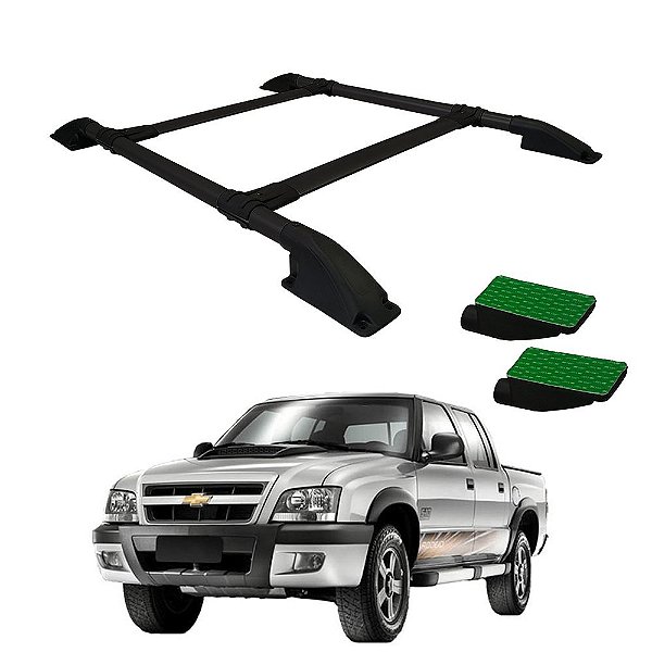 Rack De Teto S10 1996 a 2007 2008 2009 2010 2011 CD Preto