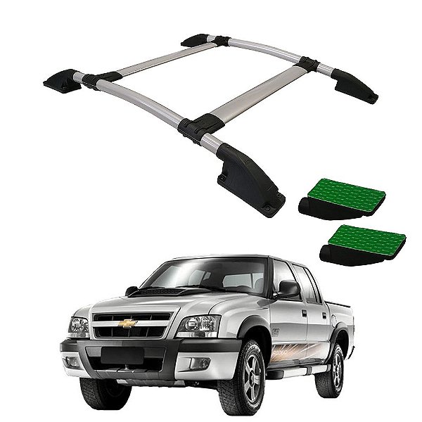 Rack De Teto S10 1996 a 2007 2008 2009 2010 2011 CD Prata