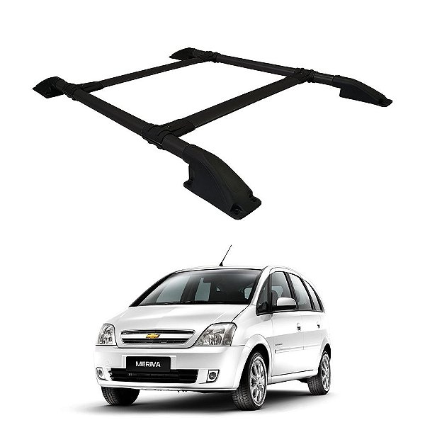 Rack De Teto Meriva 2003 a 2008 2009 2010 2011 2012 Preto