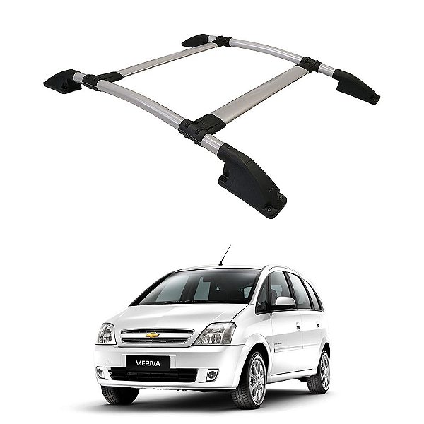 Rack De Teto Meriva 2003 a 2008 2009 2010 2011 2012 Prata