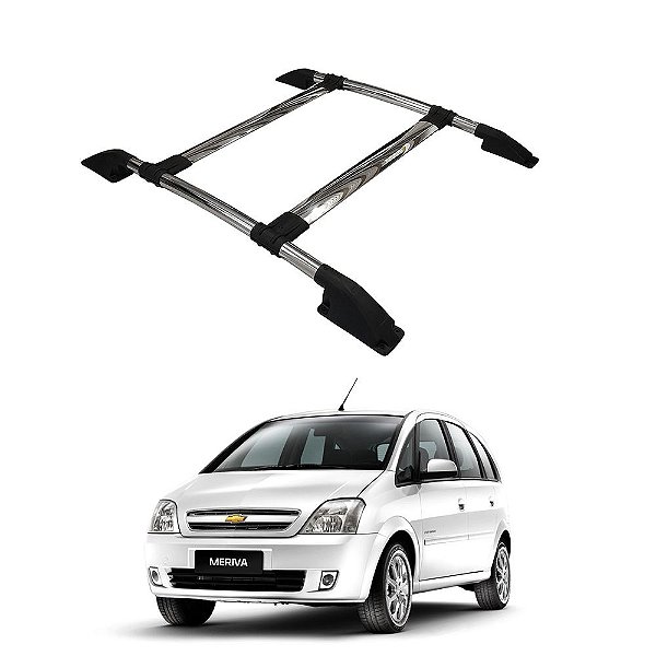 Rack De Teto Meriva 2003 a 2008 2009 2010 2011 2012 Cromado