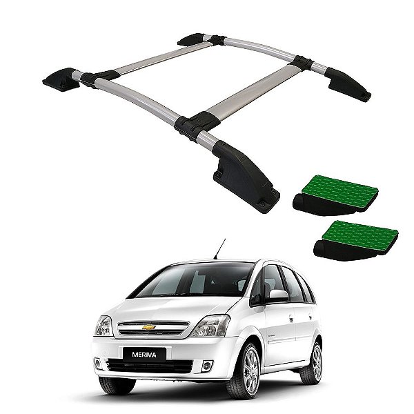 Rack De Teto Meriva 2003 a 2008 2009 2010 2011 2012 Prata