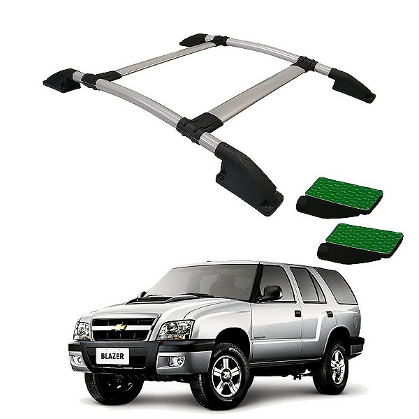 Rack De Teto Blazer 1996 a 2005 2006 2007 2008 2009 Prata