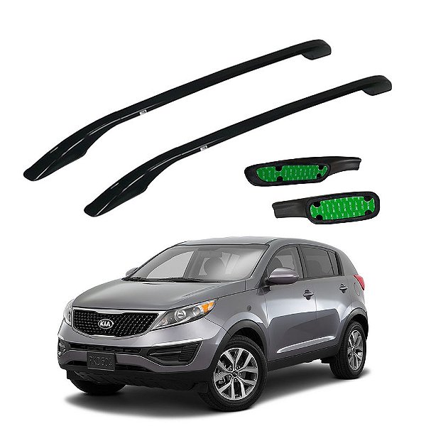 Rack De Teto Sportage 2011 2012 2013 2014 2015 a 2020 Preto