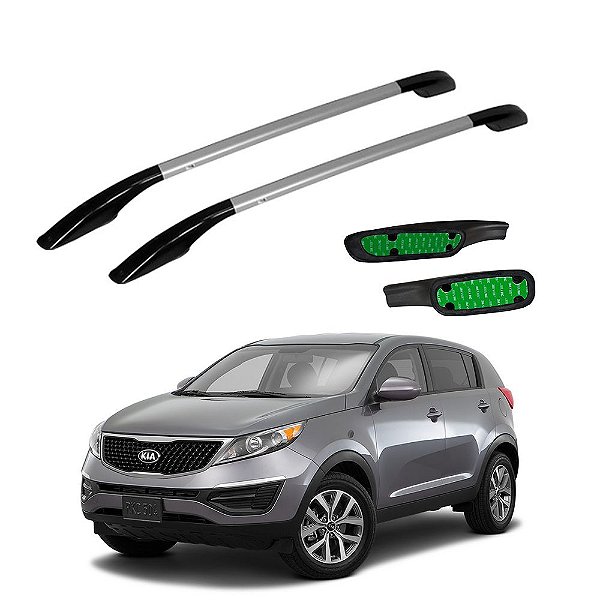 Rack De Teto Sportage 2011 2012 2013 2014 2015 a 2020 Prata