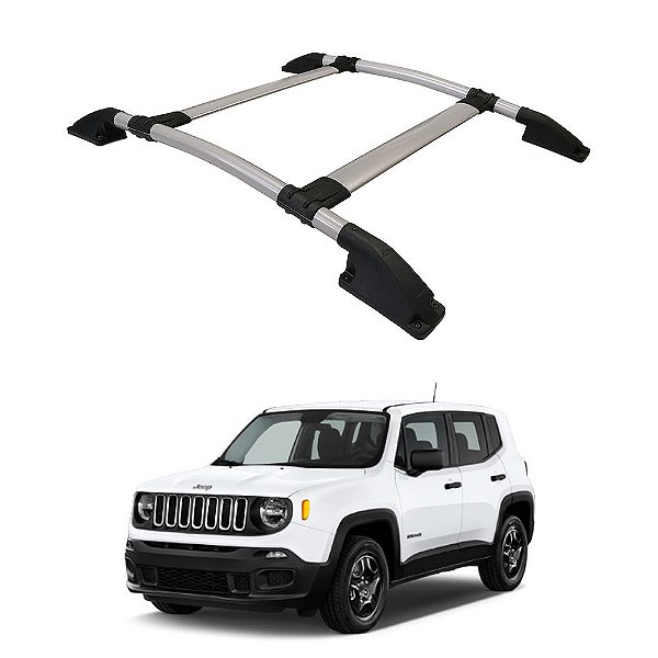 Rack Teto Renegade 2015 2016 2017 2018 2019 2020 Prata