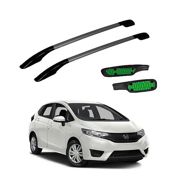 Rack De Teto Honda Fit 2014 2015 2016 2017 a 2020 Grafite