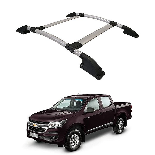 Rack De Teto S10 2012 2013 2014 2015 2016 a 2020 CD Prata