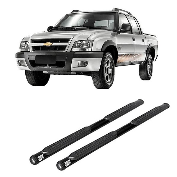 Estribo S10 1996 a 2006 2007 2008 2009 2010 2011 CD Preto