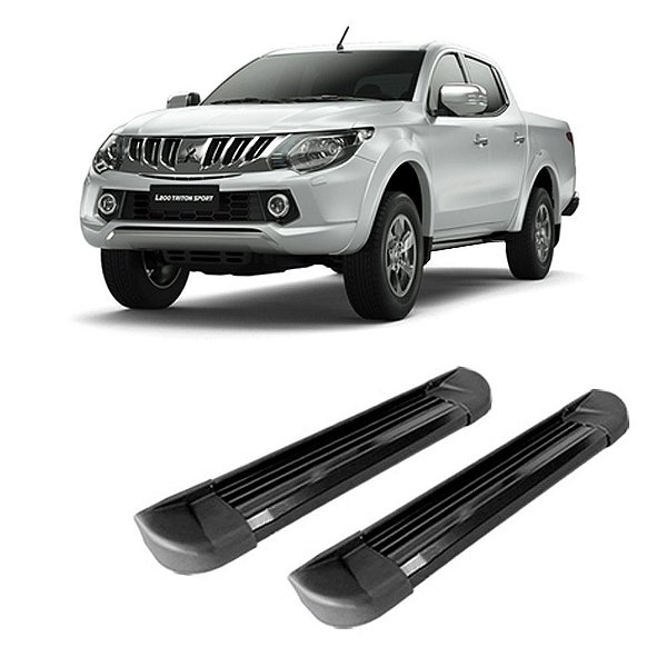 Estribo Triton Sport 2017 2018 2019 2020 Cab. Dupla Preto