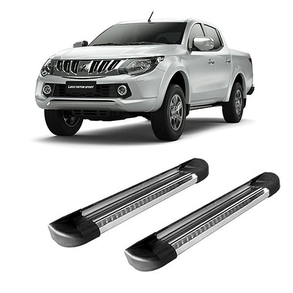 Estribo L200 Triton Sport 2017 2018 2019 2020 Cabine Dupla