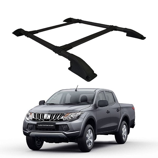 Rack De Teto L200 Triton Sport 2017 2018 2019 2020 Preto