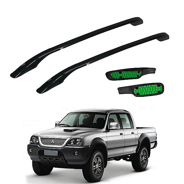 Rack De Teto L200 Sport 2003 2004 2005 2006 2007 Preto