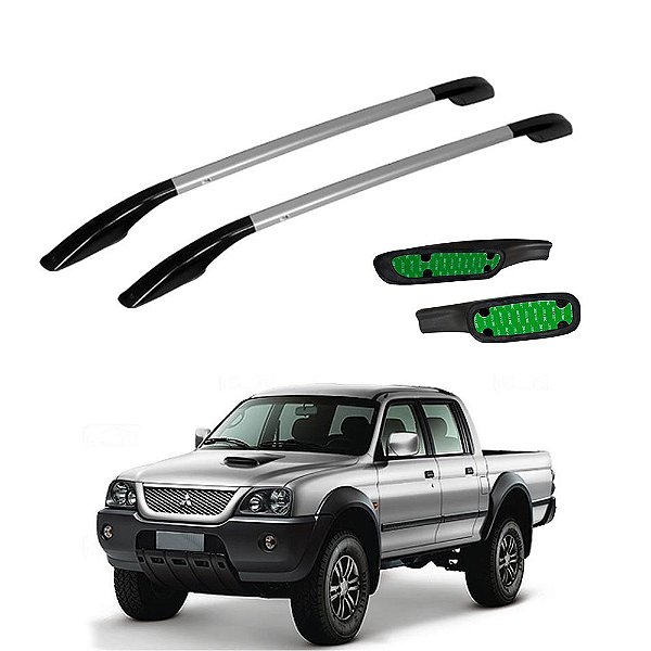 Rack De Teto L200 Sport 2003 2004 2005 2006 2007 Prata