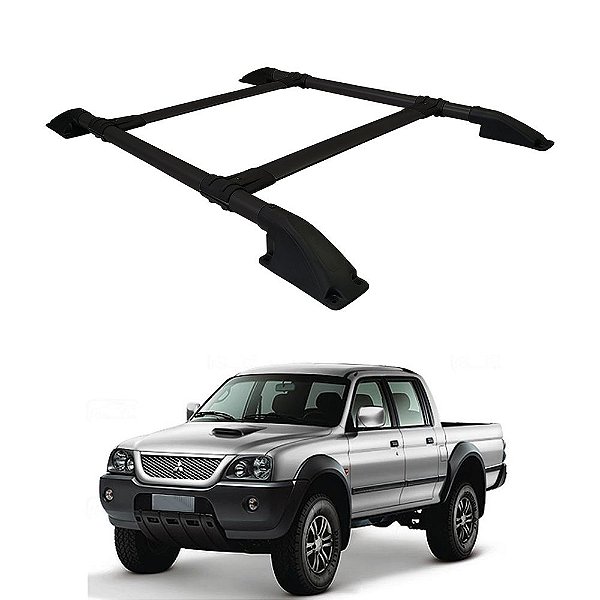 Rack Teto L200 Sport 2003 2004 2005 2006 2007 CD Preto