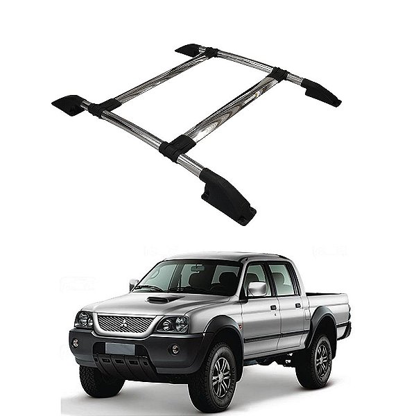 Rack De Teto L200 Sport 2003 2004 2005 2006 2007 Cromado