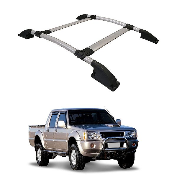 Rack De Teto L200 Gls 1992 a 1999 2000 2001 2002 CD Prata