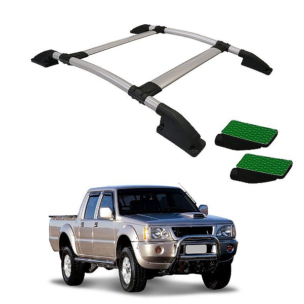 Rack De Teto L200 Gls 1992 a 1999 2000 2001 2002 CD Prata