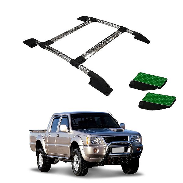 Rack De Teto L200 Gls 1992 a 1999 2000 2001 2002 CD Cromado