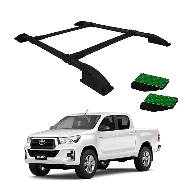 Rack De Teto Hilux 2005 a 2011 2012 2013 2014 2015 Preto CD