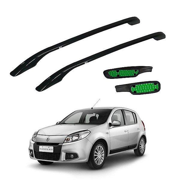 Rack De Teto Sandero 2008 2009 2010 2011 2012 a 2020 Preto