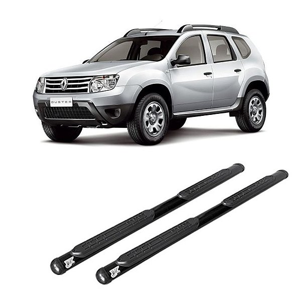 Estribo Duster 2011 2012 2013 2014 2015 2016 a 2020 Preto