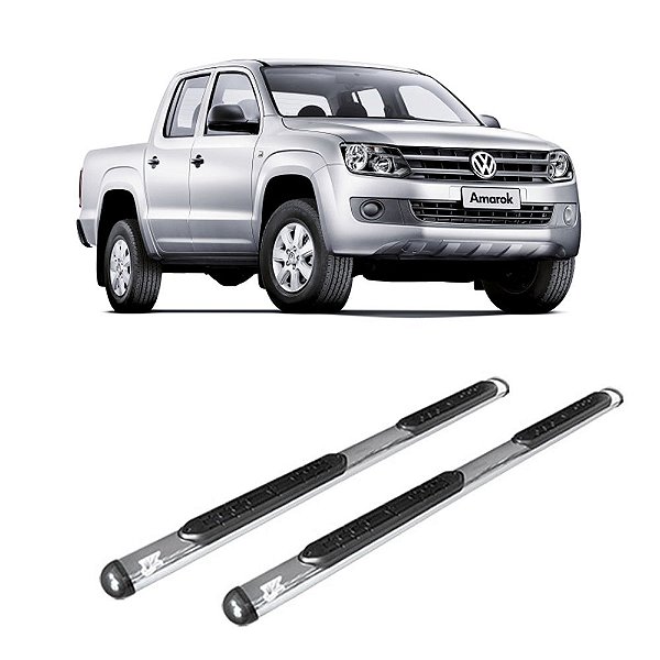 Estribo Amarok 2010 a 2016 2017 2018 2019 2020 CD Cromado