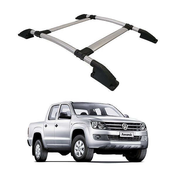 Rack Teto Amarok 2010 2011 2012 2013 a 2019 2020 CD Prata