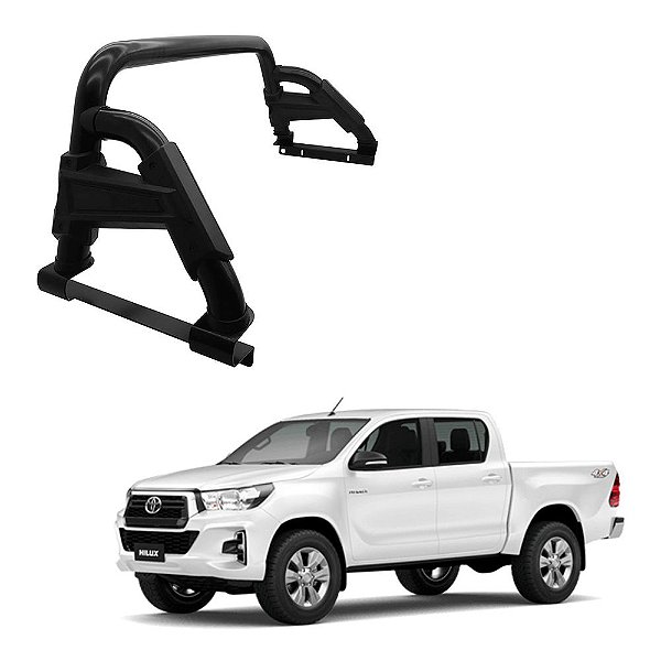 Santo Antônio Hilux 2016 2017 2018 2019 2020 Preto Max 70MM
