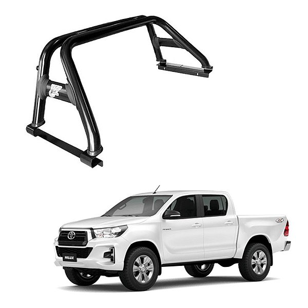 Santo Antônio Hilux 2016 2017 2018 2019 2020 Preto 70MM