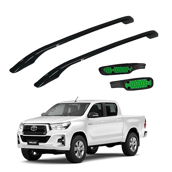 Rack De Teto Hilux 2005 a 2011 2012 2013 2014 2015 Preto