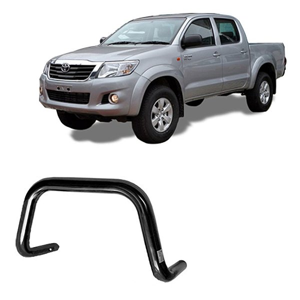 Quebra Mato Hilux 2005 a 2011 2012 2013 2014 2015 Preto