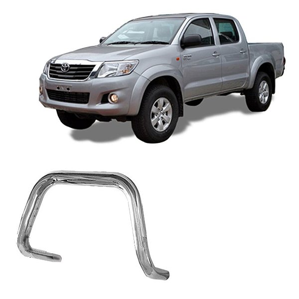 Quebra Mato Hilux 2005 a 2011 2012 2013 2014 2015 Cromado